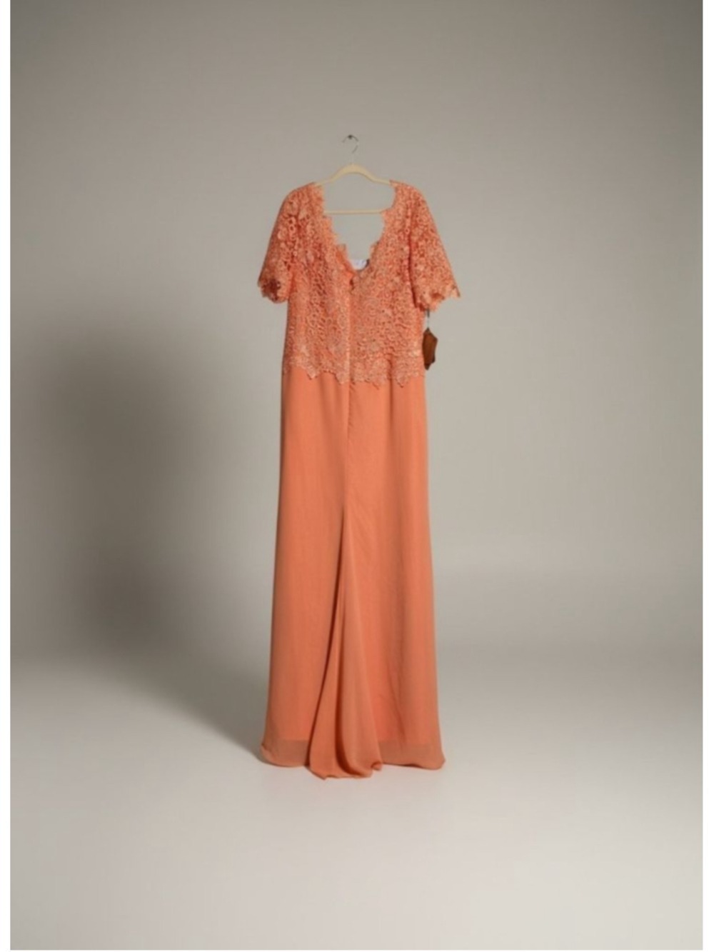 JENJENHOUSE Watermelon Lace Maxi Dress Plus Size 26W - Picture 10 of 10